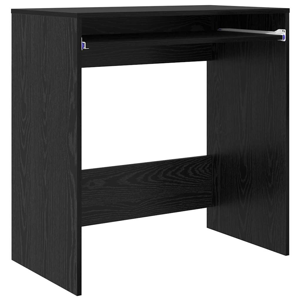 Schreibtisch Schwarz Eichen-Optik 77,5 x 43 x 79 cm