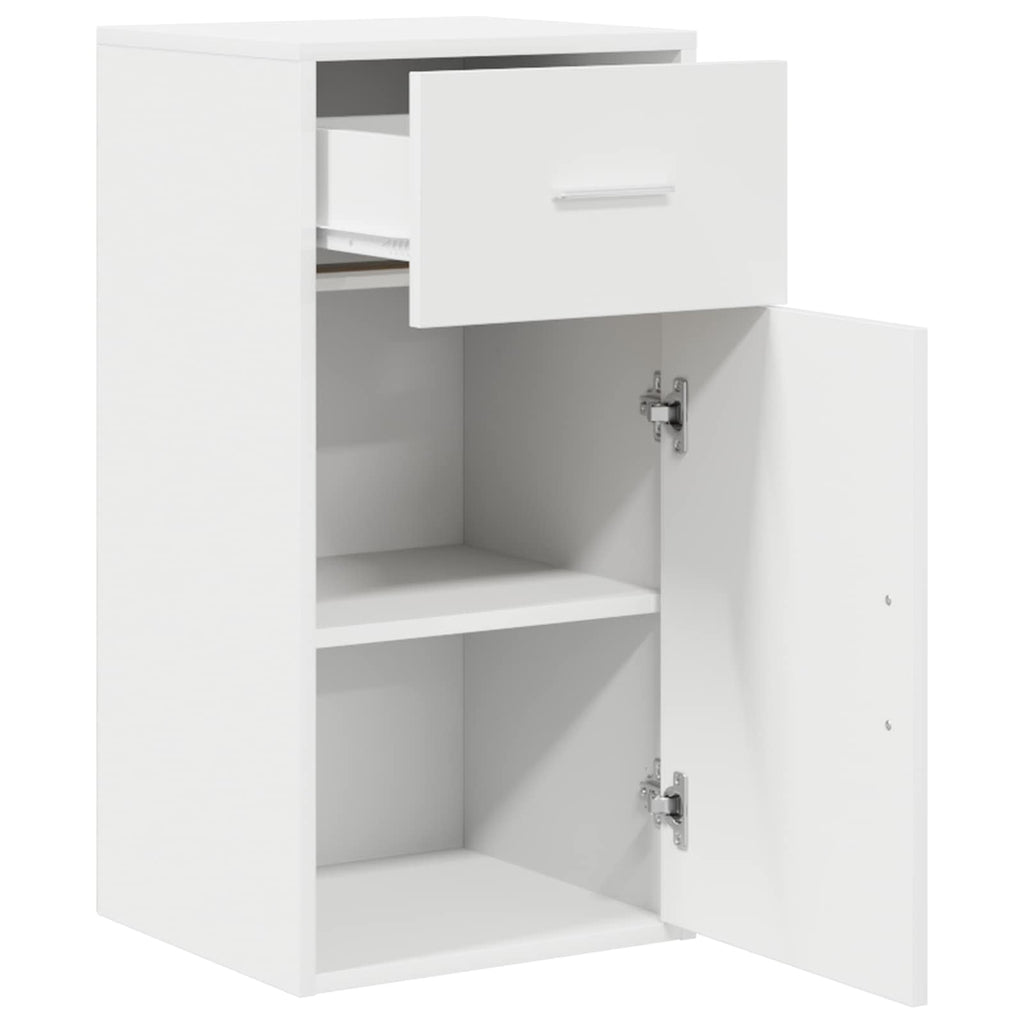 Sideboard mit Schubladen Weiß 38 x 34 x 75 cm