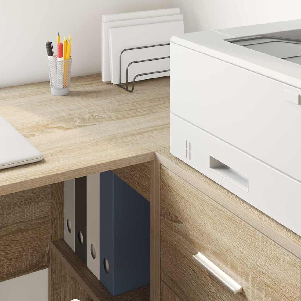 Sideboard mit Schubladen Sonoma-Eiche 38 x 34 x 75 cm