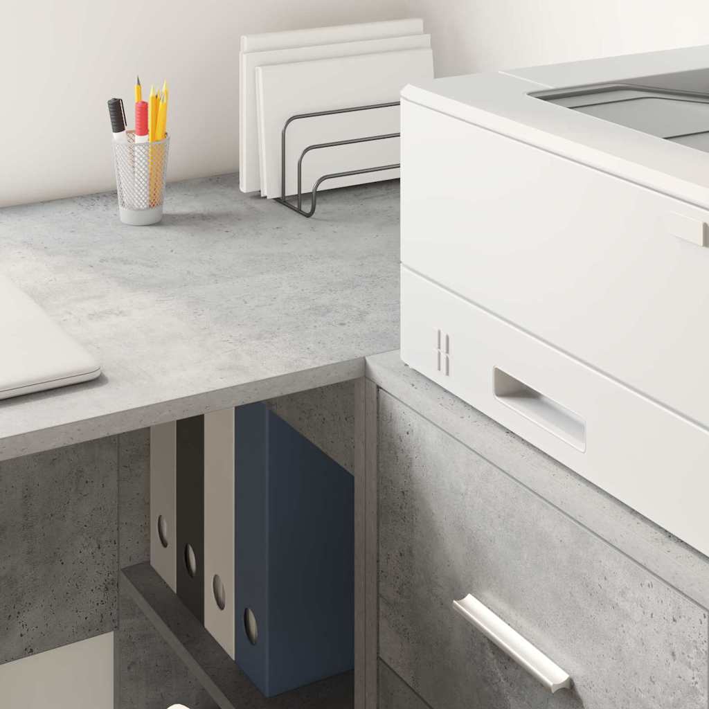 Sideboard mit Schubladen Beton Grau 38 x 34 x 75 cm