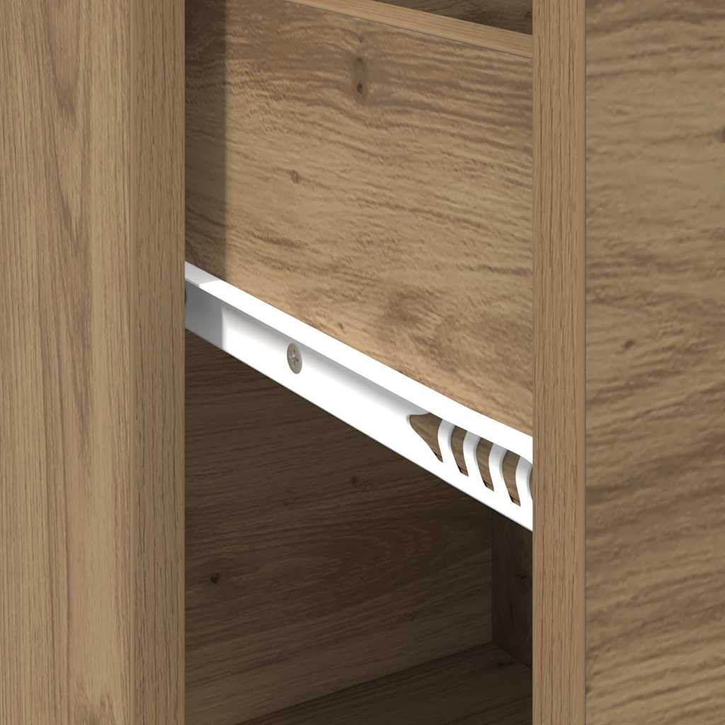 Sideboard mit Schubladen Artisan-Eiche 38 x 34 x 75 cm