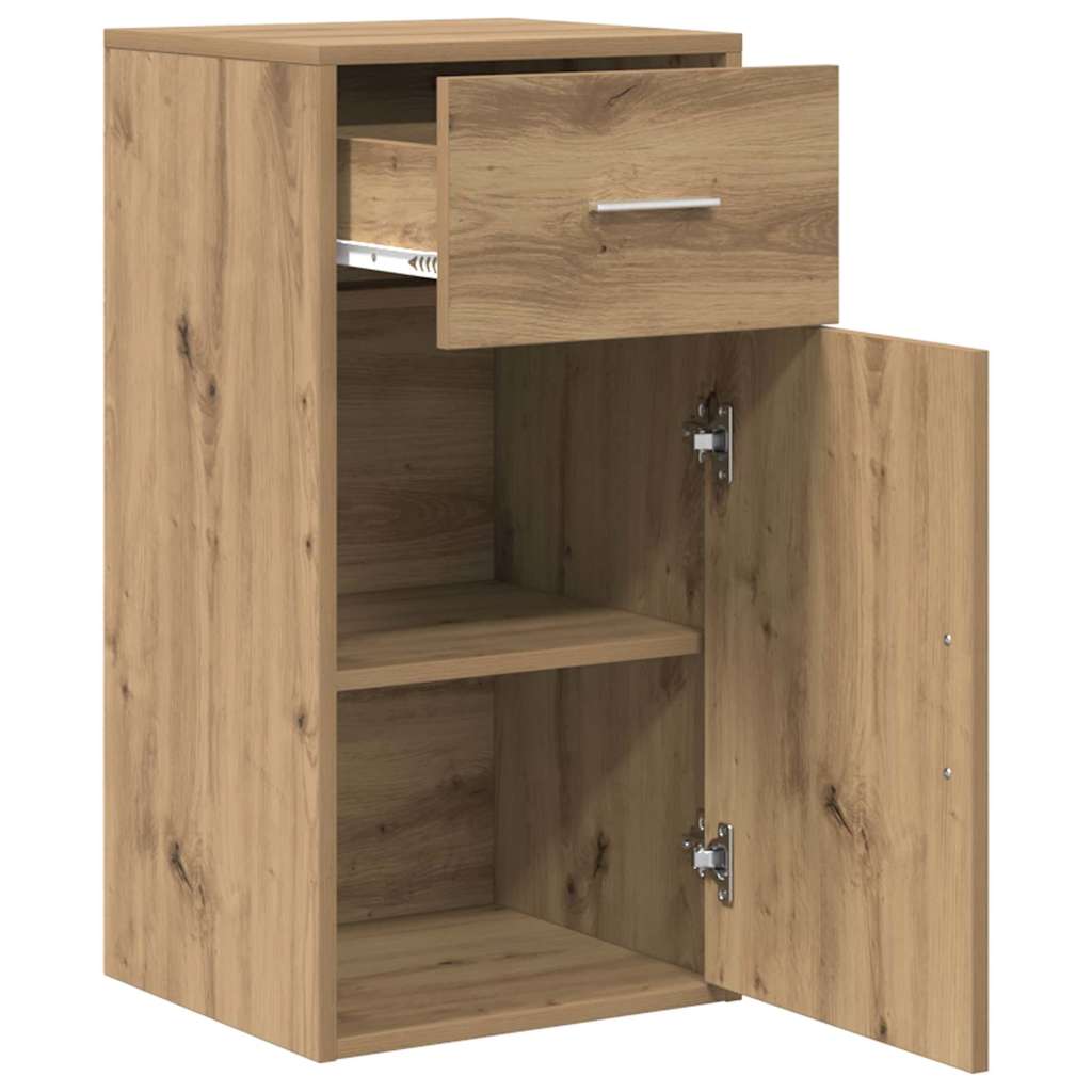 Sideboard mit Schubladen Artisan-Eiche 38 x 34 x 75 cm