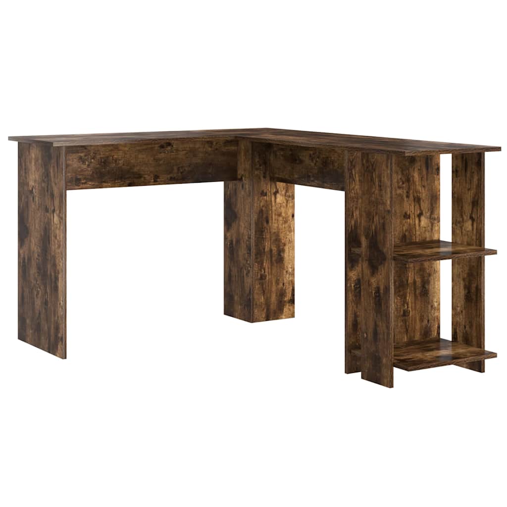 Eck-Schreibtisch Geräucherte Eiche 140 x 113,5 x 75 cm