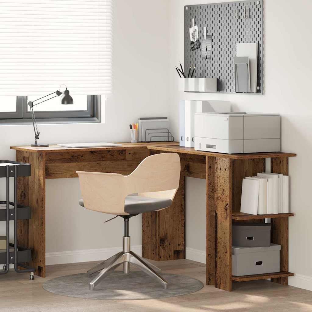 Eck-Schreibtisch Altholz 140 x 113,5 x 75 cm Holzwerkstoff