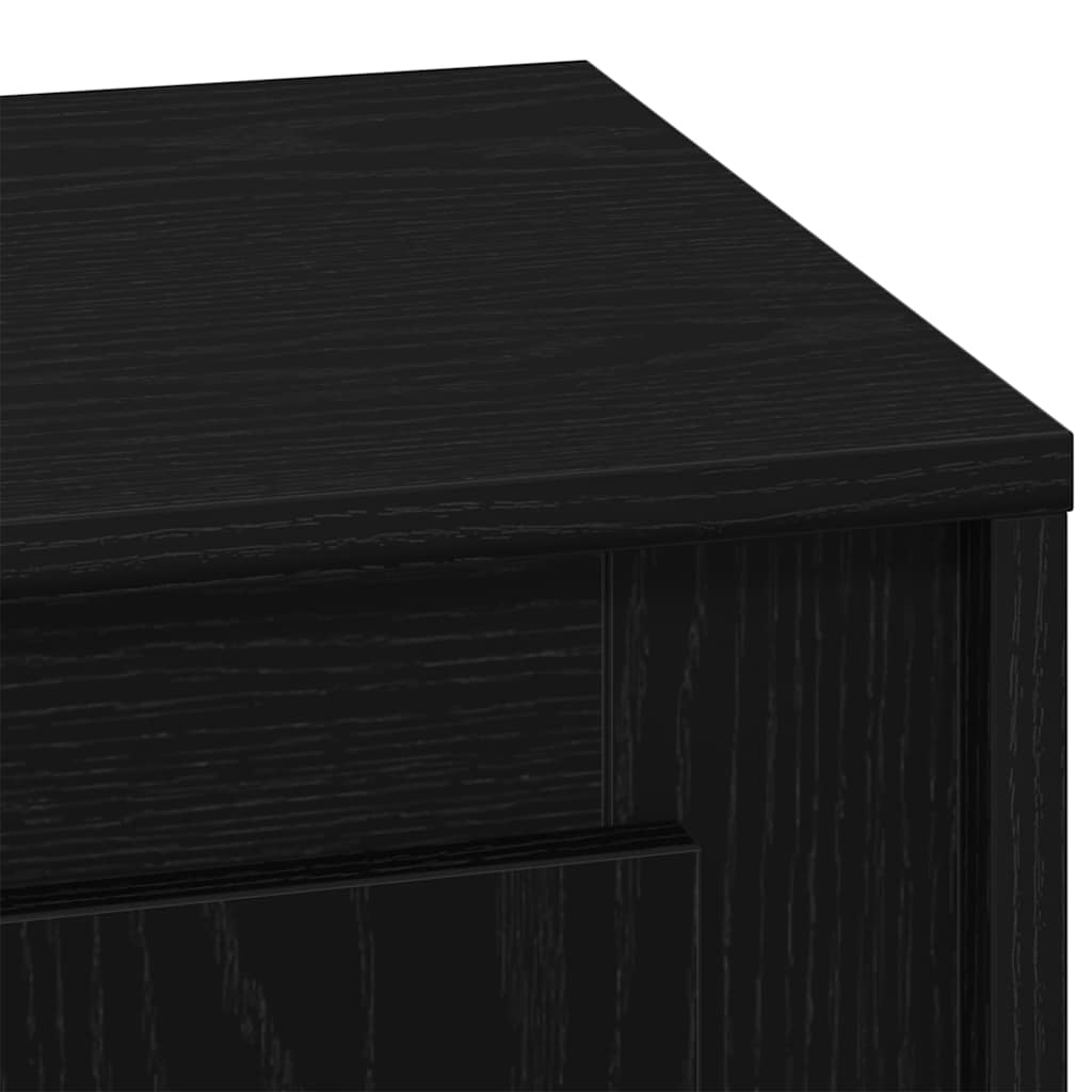Nachttisch 2 pcs Schwarz 44 x 34,5 x 45 cm Holzwerkstoff