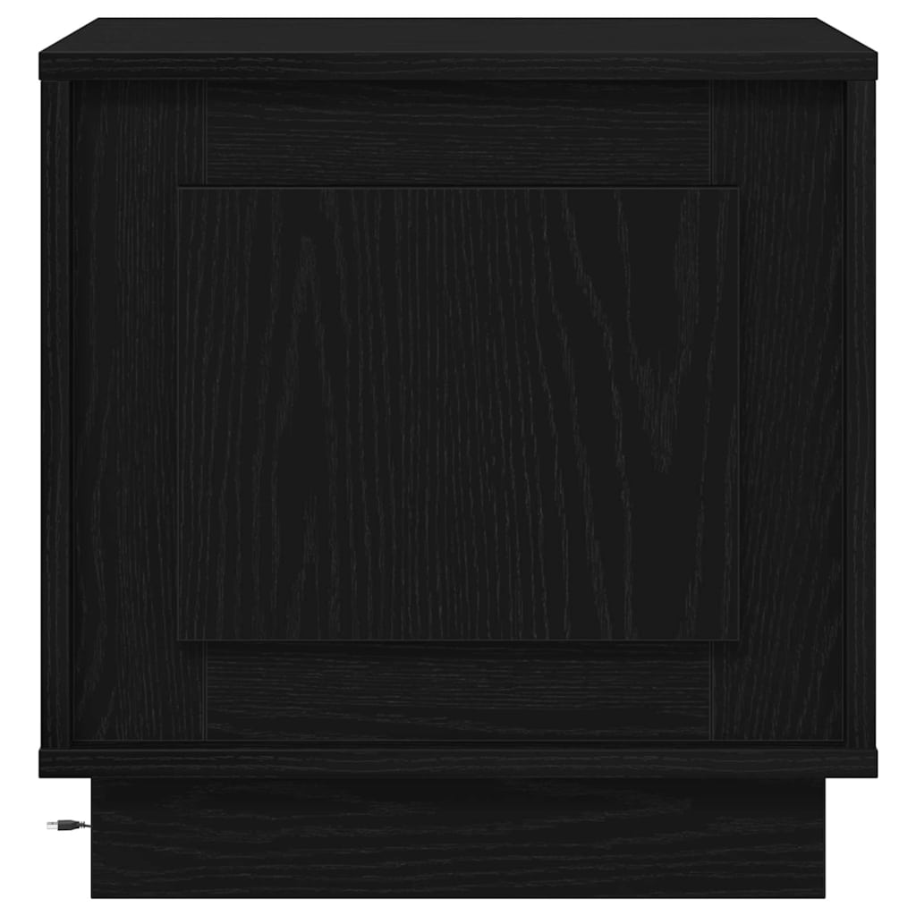 Nachttisch 2 pcs Schwarz 44 x 34,5 x 45 cm Holzwerkstoff