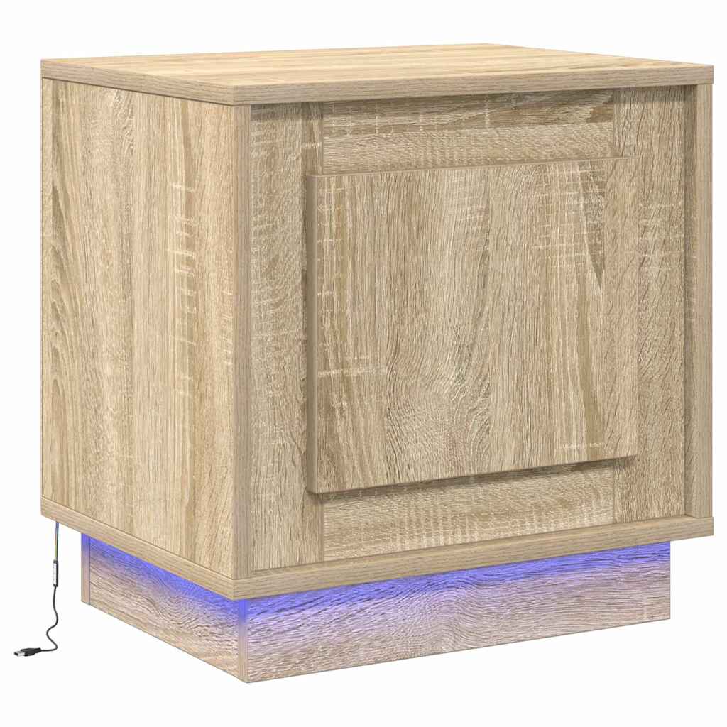 Nachttisch 2 pcs Sonoma-Eiche 44 x 34,5 x 45 cm Holzwerkstoff