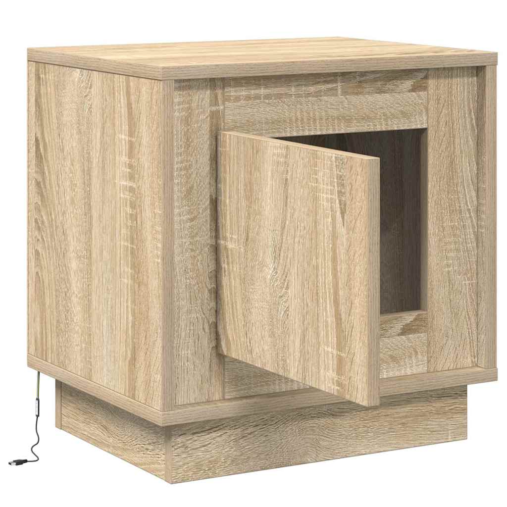 Nachttisch 2 pcs Sonoma-Eiche 44 x 34,5 x 45 cm Holzwerkstoff