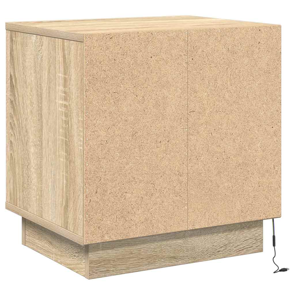 Nachttisch 2 pcs Sonoma-Eiche 44 x 34,5 x 45 cm Holzwerkstoff
