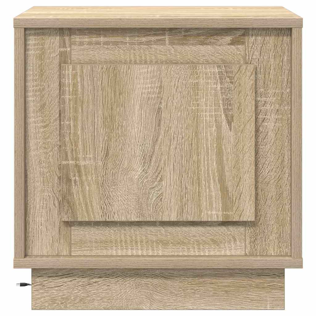 Nachttisch 2 pcs Sonoma-Eiche 44 x 34,5 x 45 cm Holzwerkstoff