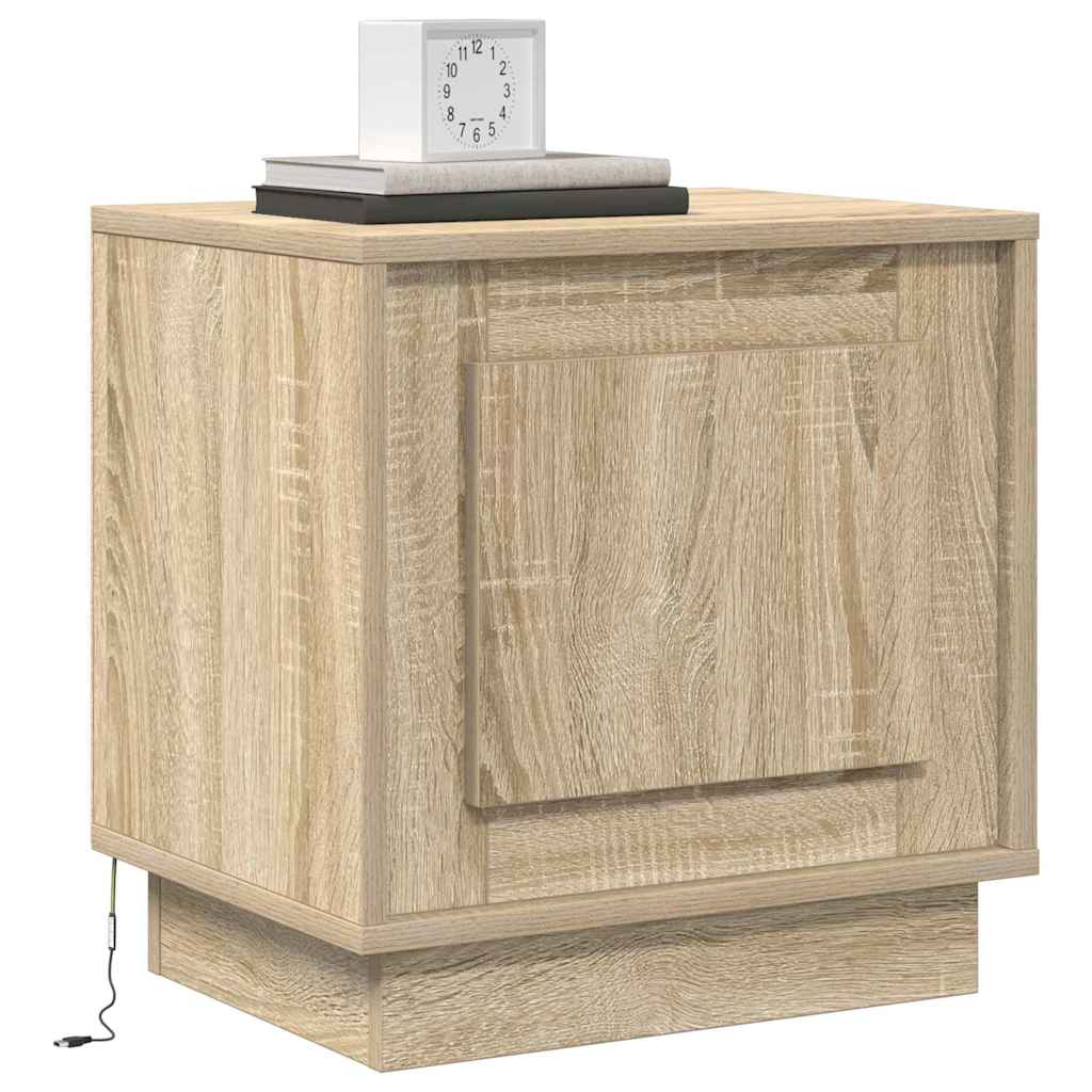 Nachttisch 2 pcs Sonoma-Eiche 44 x 34,5 x 45 cm Holzwerkstoff