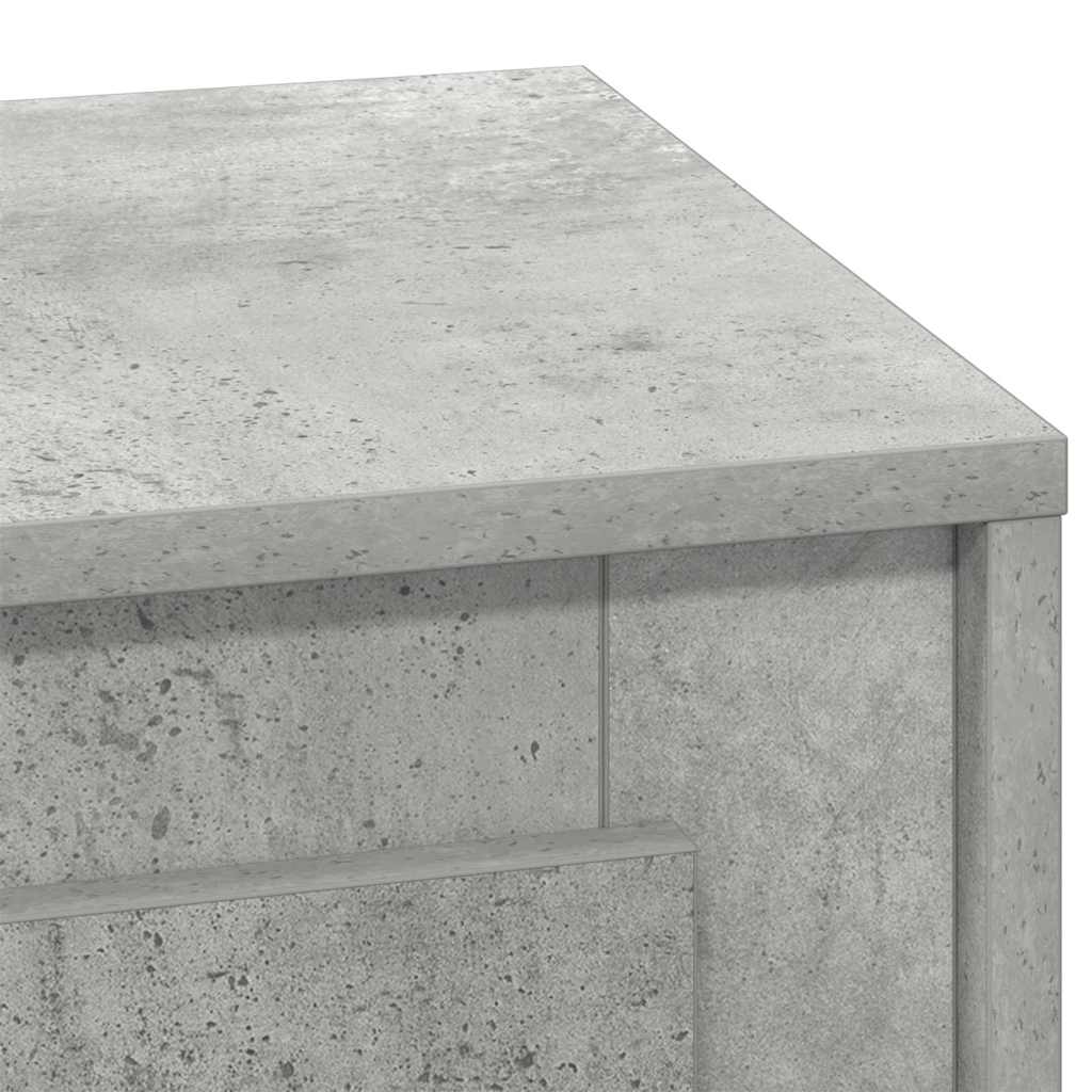 Nachttisch Beton Grau 44 x 34,5 x 45 cm Holzwerkstoff