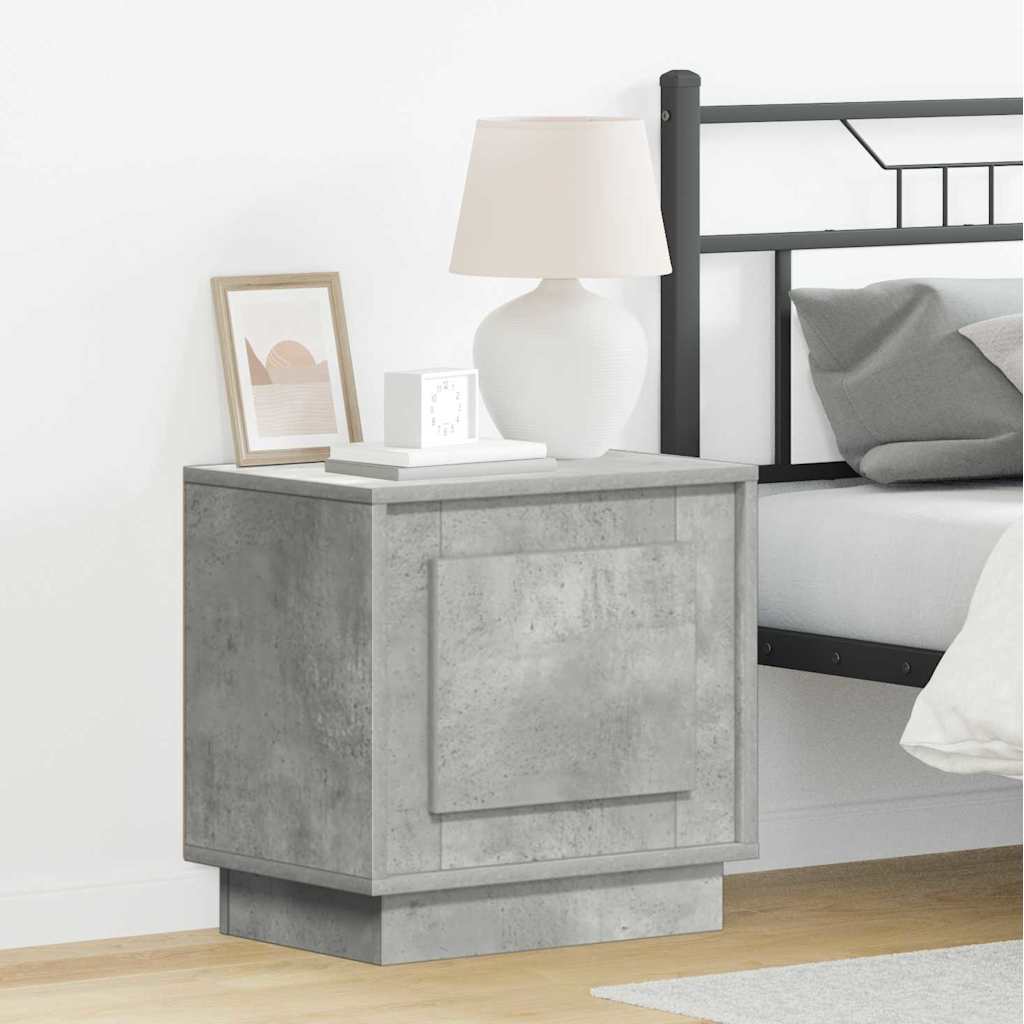 Nachttisch Beton Grau 44 x 34,5 x 45 cm Holzwerkstoff