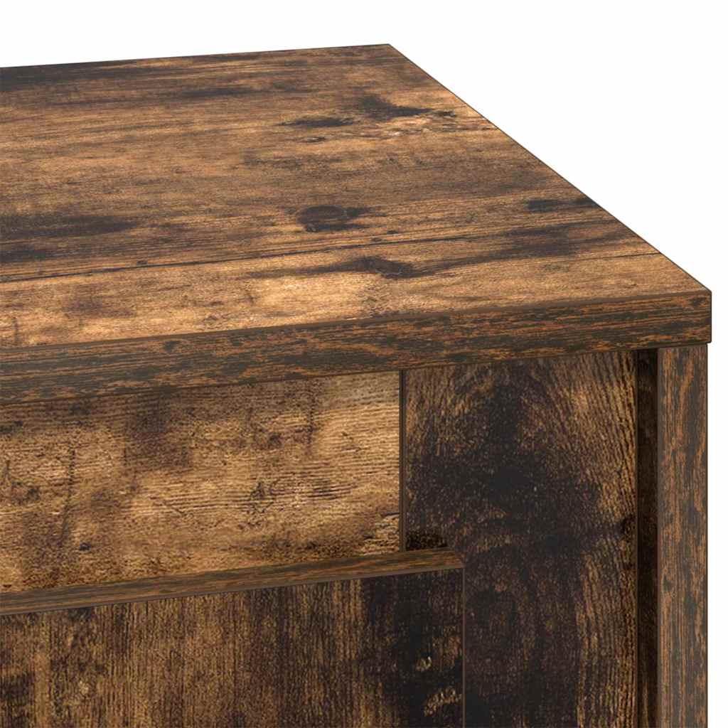 Nachttisch 2 pcs Geräucherte Eiche 44 x 34,5 x 45 cm
