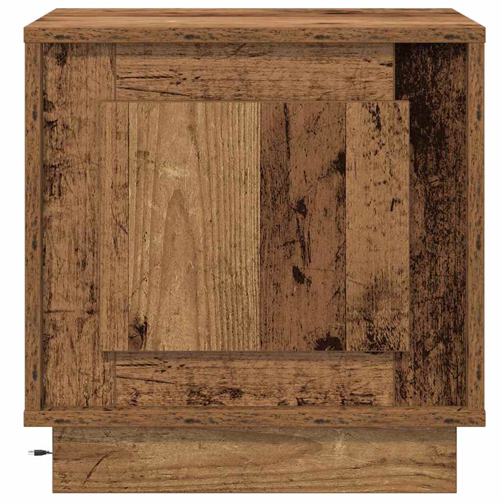 Nachttisch Altholz 44 x 34,5 x 45 cm Holzwerkstoff