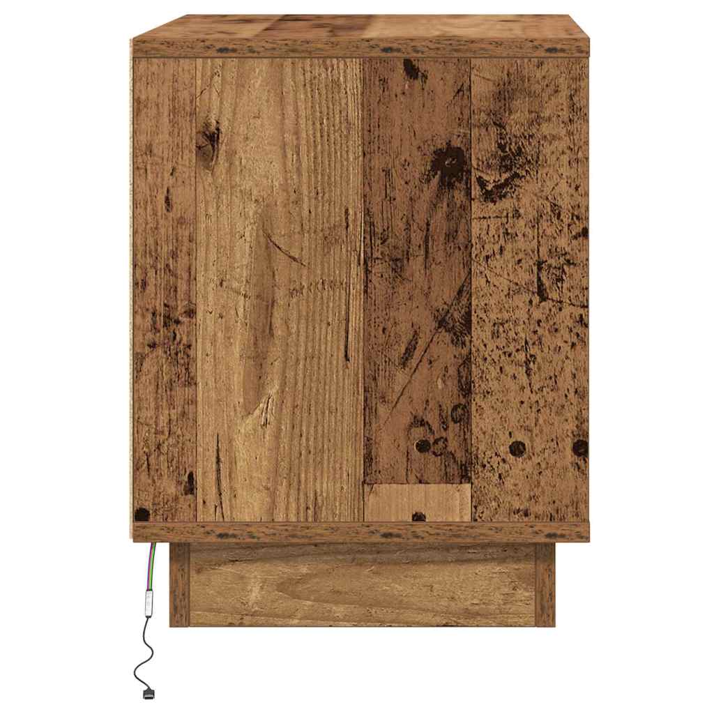 Nachttisch Altholz 44 x 34,5 x 45 cm Holzwerkstoff
