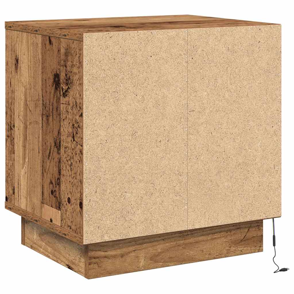Nachttisch 2 pcs Altholz 44 x 34,5 x 45 cm Holzwerkstoff
