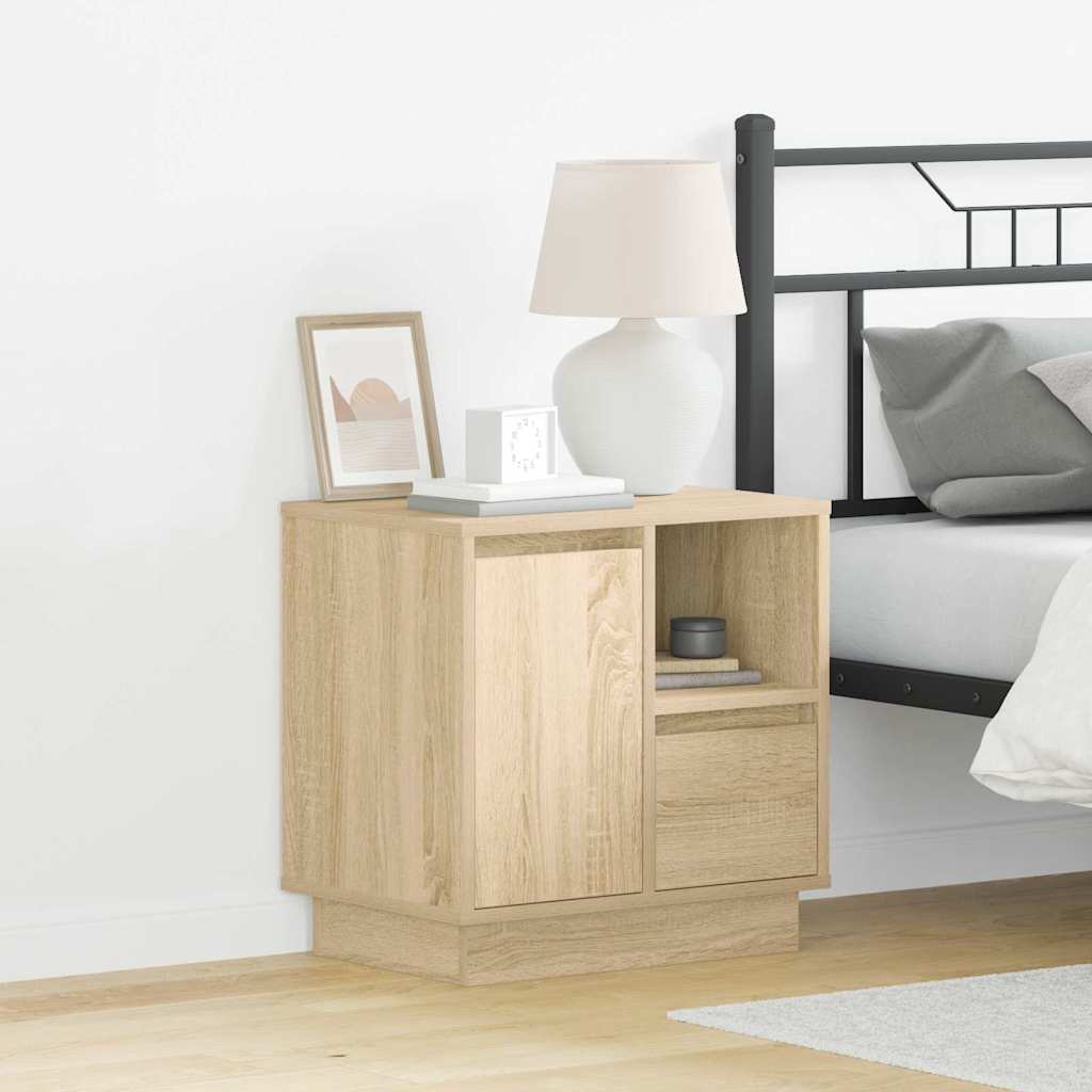 Nachttisch Sonoma-Eiche 50 x 34,5 x 50 cm Holzwerkstoff