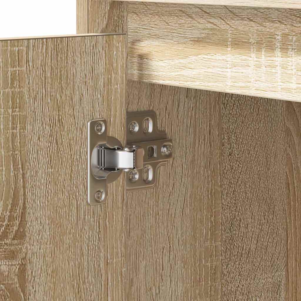 Nachttisch 2 pcs Sonoma-Eiche 50 x 34,5 x 50 cm Holzwerkstoff