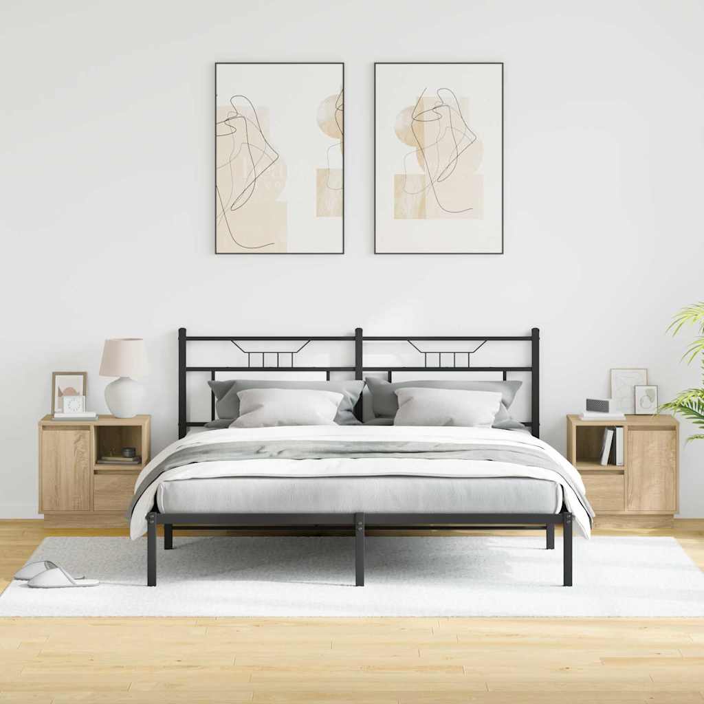 Nachttisch 2 pcs Sonoma-Eiche 50 x 34,5 x 50 cm Holzwerkstoff