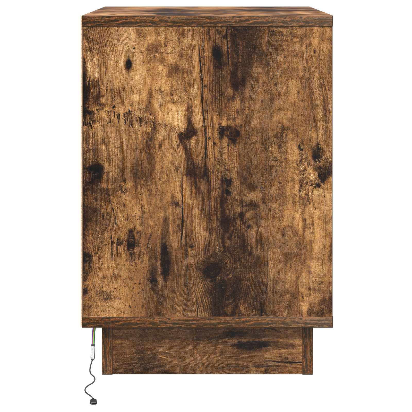 Nachttisch 2 pcs Geräucherte Eiche 50 x 34,5 x 50 cm