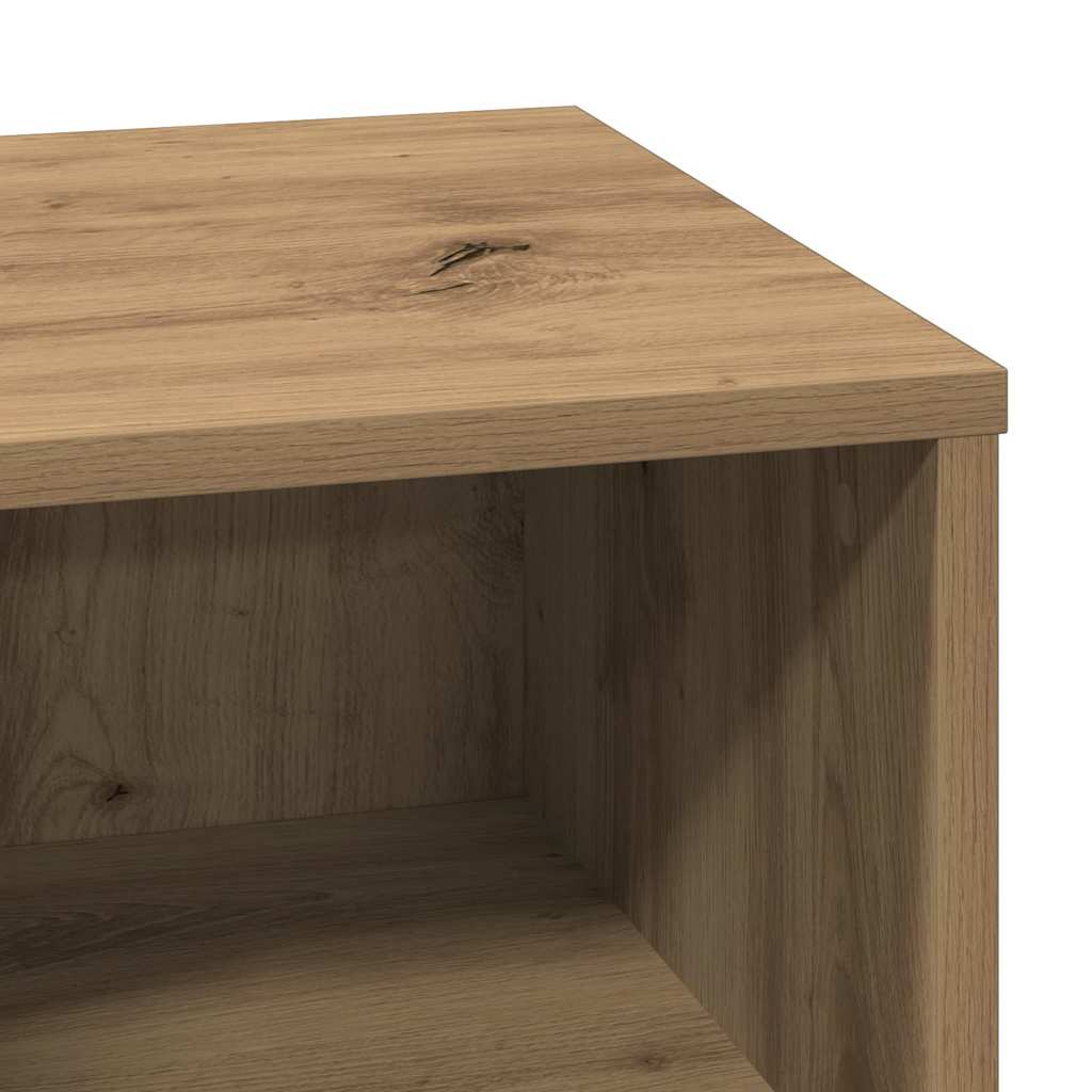 Nachttisch 2 pcs Artisan-Eiche 50 x 34,5 x 50 cm Holzwerkstoff