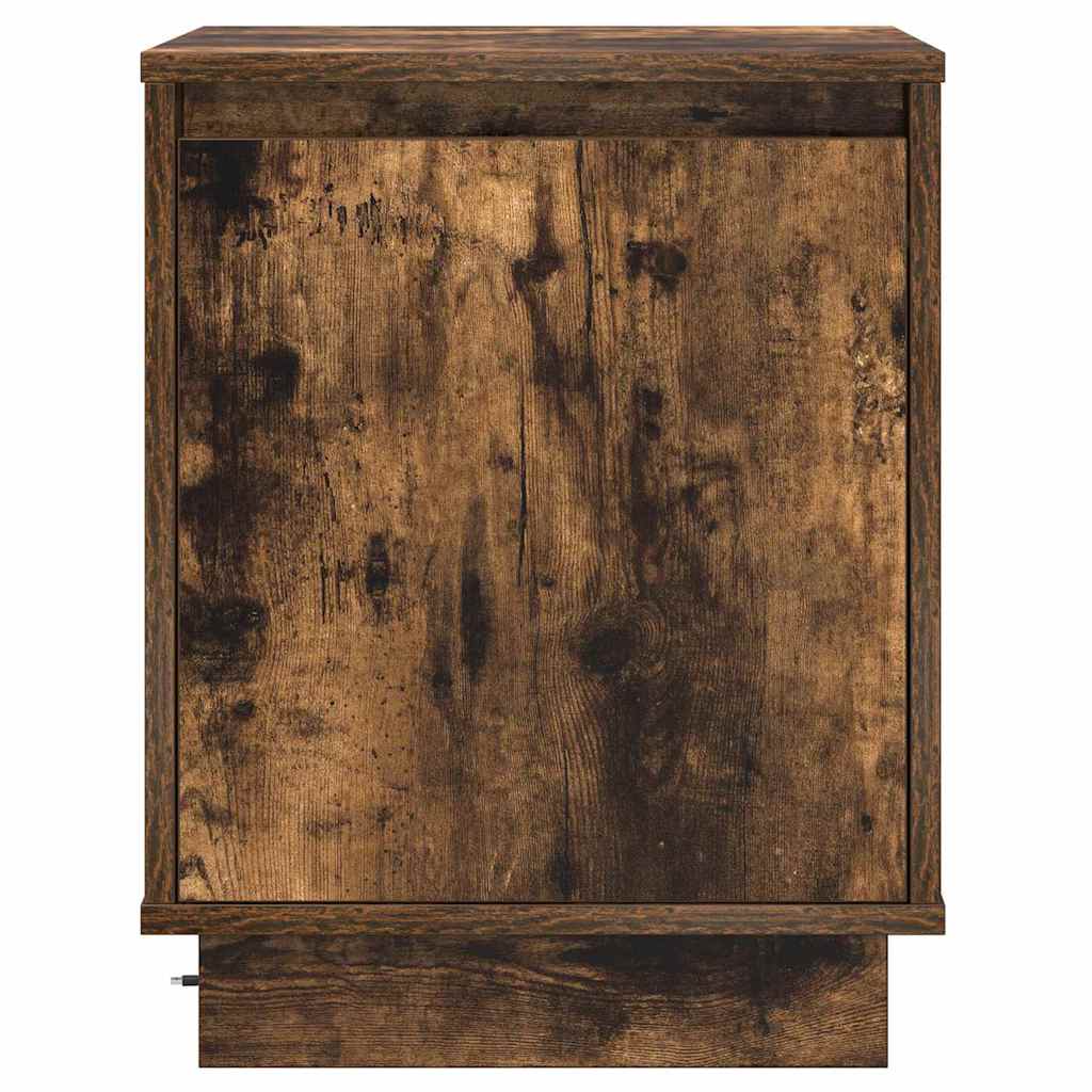 Nachttisch Geräucherte Eiche 39 x 34,5 x 50 cm Holzwerkstoff