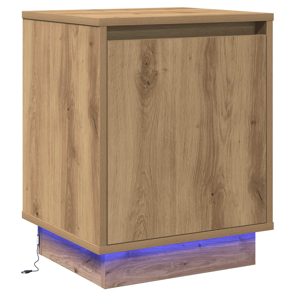 Nachttisch Artisan-Eiche 39 x 34,5 x 50 cm Holzwerkstoff
