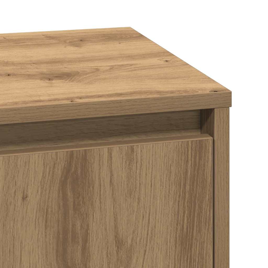 Nachttisch 2 pcs Artisan-Eiche 39 x 34,5 x 50 cm Holzwerkstoff