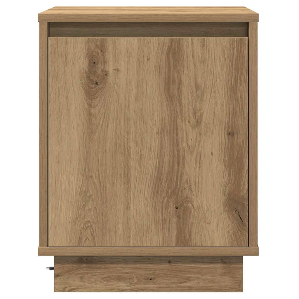Nachttisch 2 pcs Artisan-Eiche 39 x 34,5 x 50 cm Holzwerkstoff
