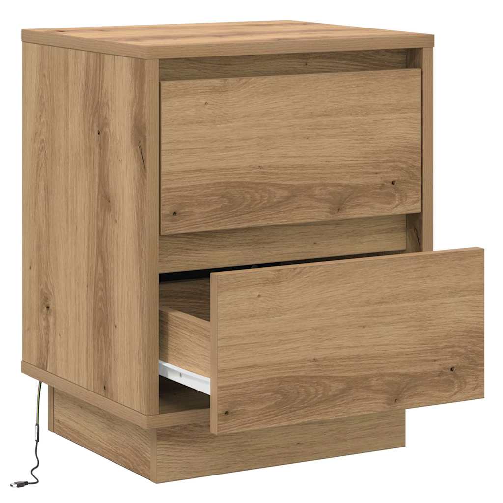 Nachttisch Artisan-Eiche 39 x 34,5 x 50 cm Holzwerkstoff