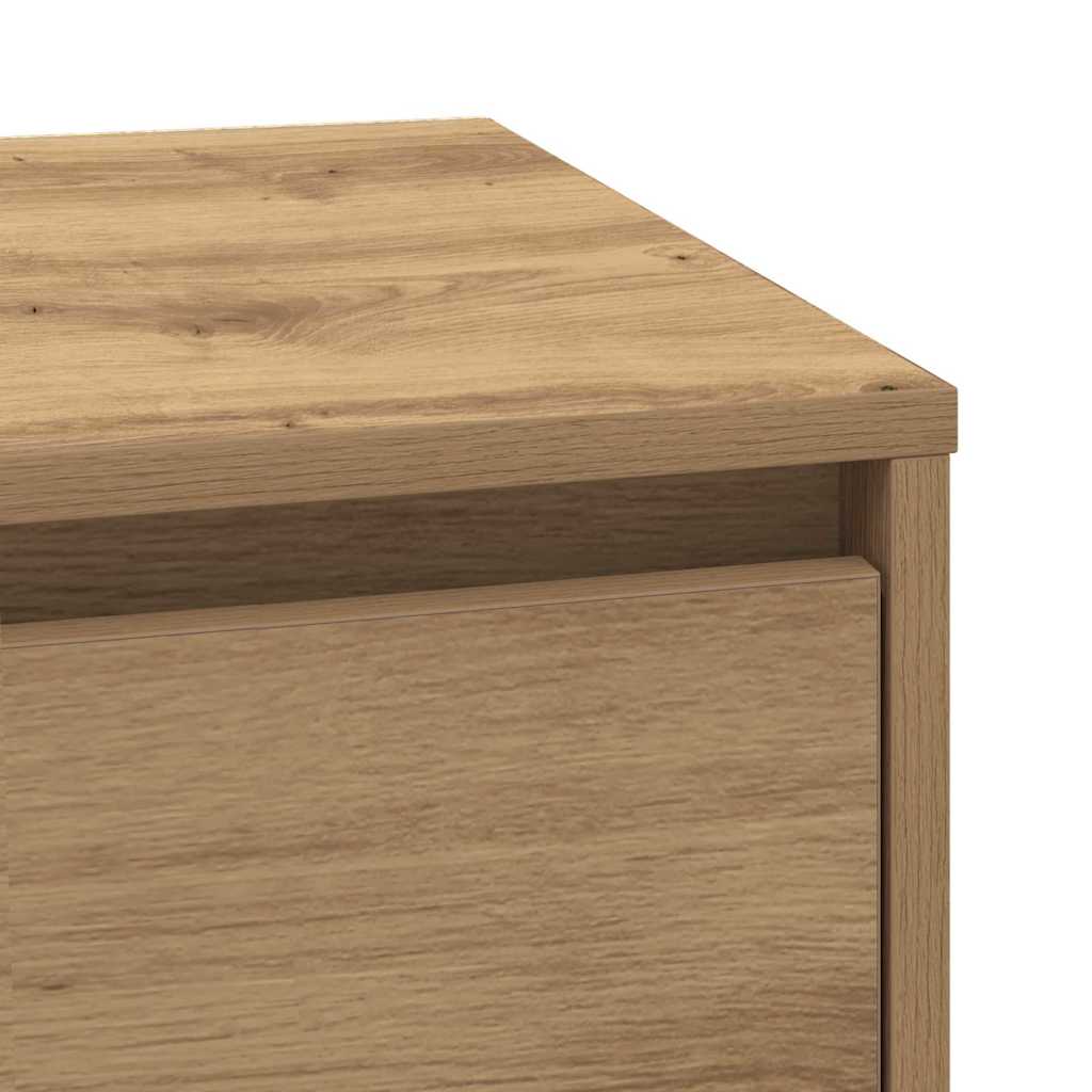 Nachttisch 2 pcs Artisan-Eiche 39 x 34,5 x 50 cm Holzwerkstoff