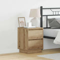 Nachttisch 2 pcs Artisan-Eiche 39 x 34,5 x 50 cm Holzwerkstoff