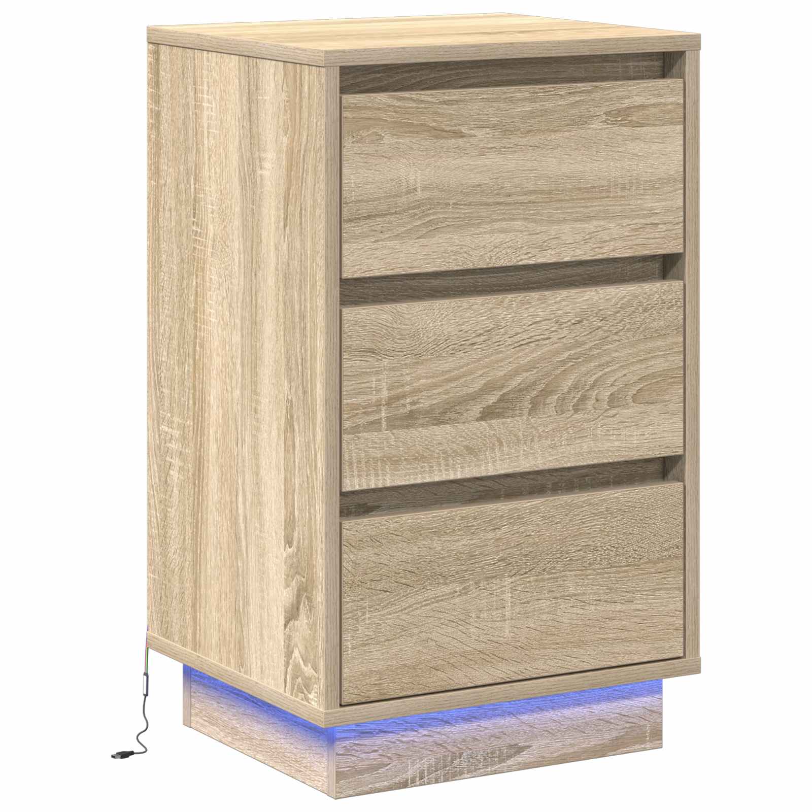 Nachttisch Sonoma-Eiche 39 x 34,5 x 65 cm Holzwerkstoff