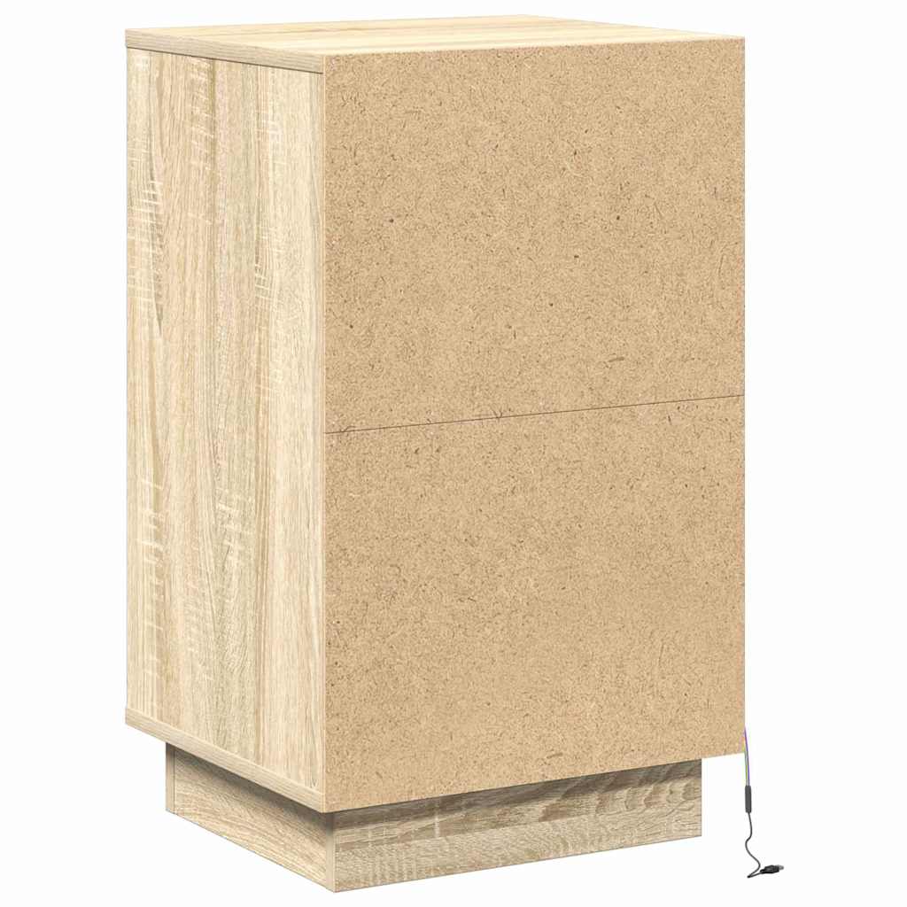 Nachttisch Sonoma-Eiche 39 x 34,5 x 65 cm Holzwerkstoff