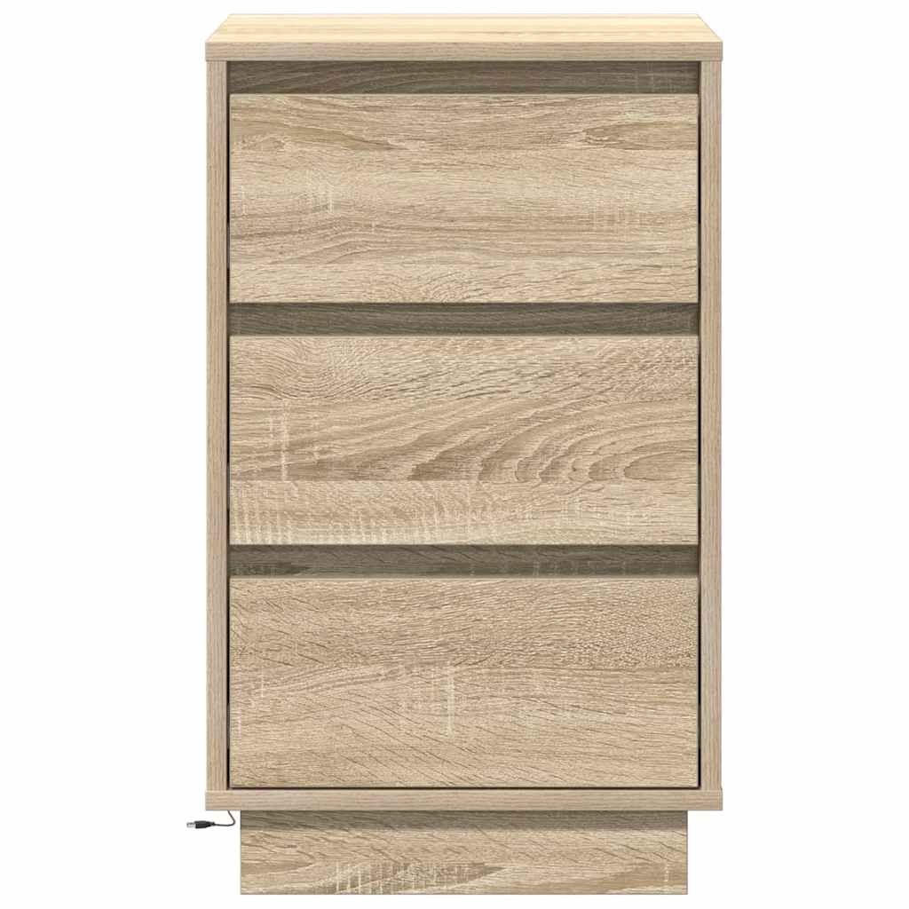 Nachttisch Sonoma-Eiche 39 x 34,5 x 65 cm Holzwerkstoff