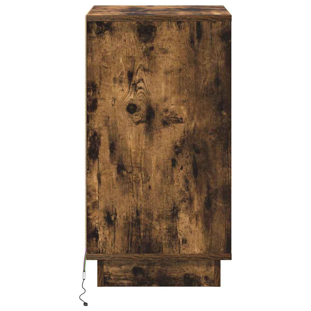 Nachttisch Geräucherte Eiche 39 x 34,5 x 65 cm Holzwerkstoff