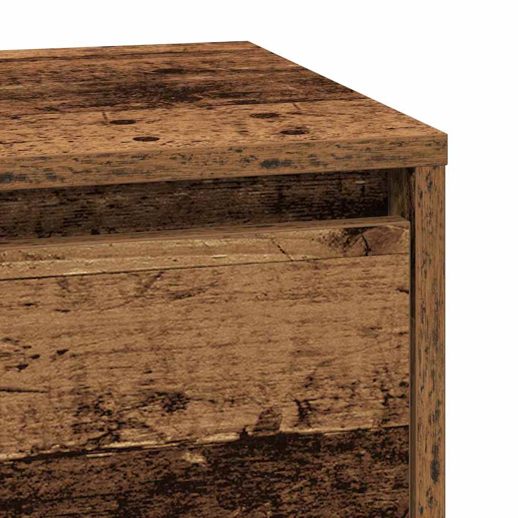 Nachttisch Altholz 39 x 34,5 x 65 cm Holzwerkstoff