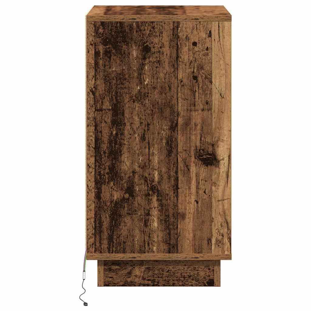 Nachttisch Altholz 39 x 34,5 x 65 cm Holzwerkstoff