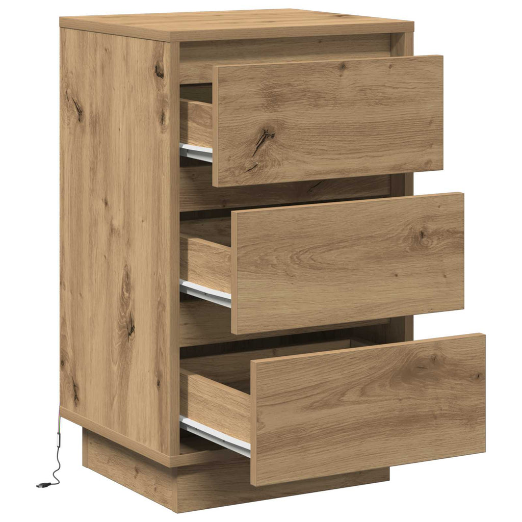 Nachttisch Artisan-Eiche 39 x 34,5 x 65 cm Holzwerkstoff