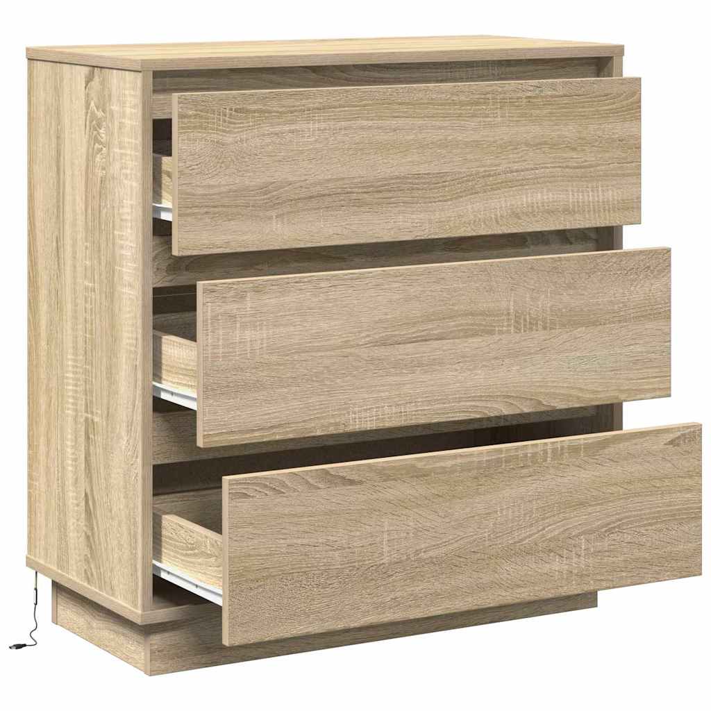 Nachttisch Sonoma-Eiche 71 x 34,5 x 75 cm Holzwerkstoff
