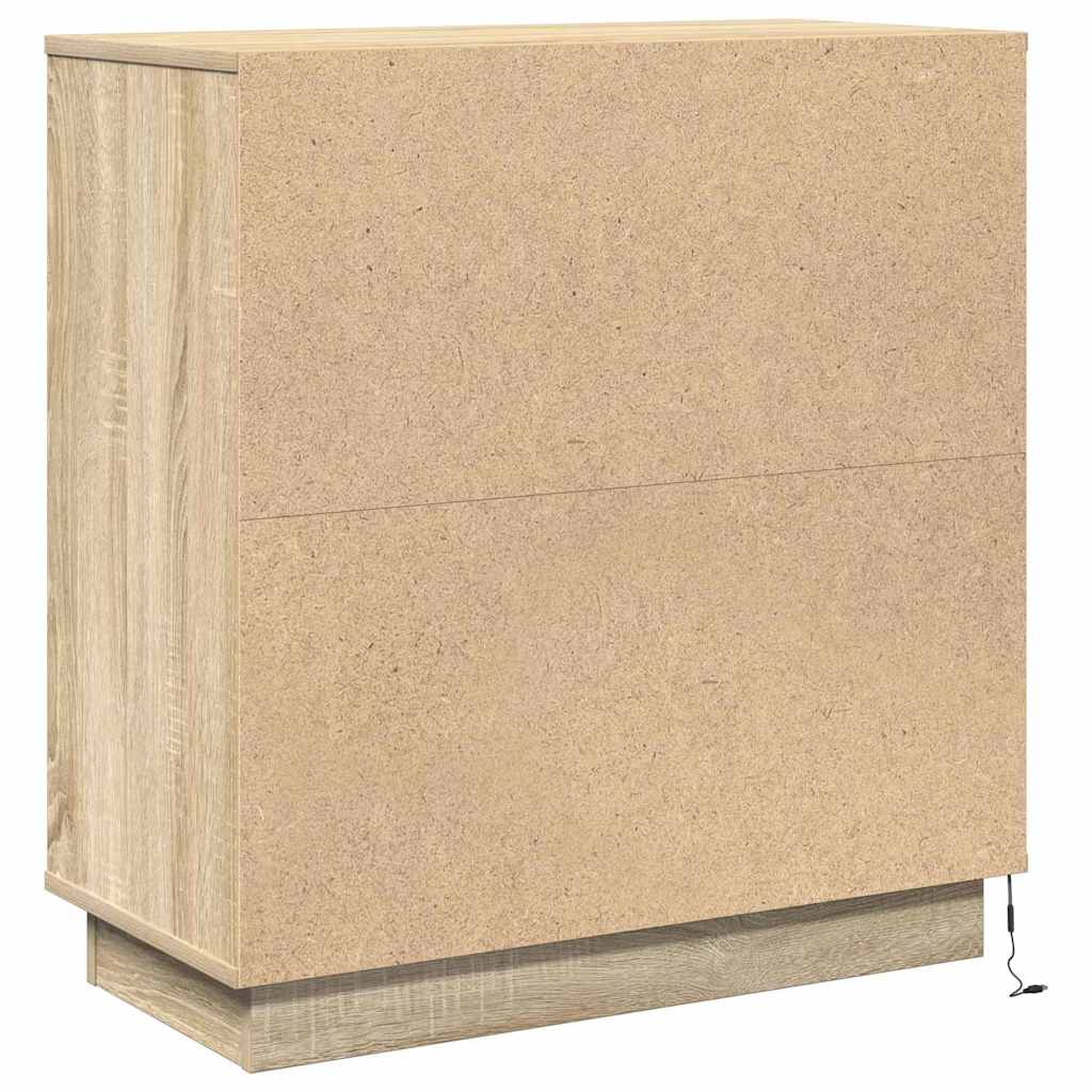 Nachttisch Sonoma-Eiche 71 x 34,5 x 75 cm Holzwerkstoff