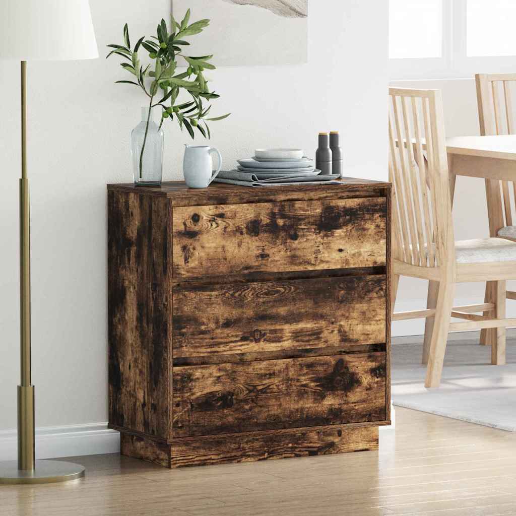 Nachttisch Geräucherte Eiche 71 x 34,5 x 75 cm Holzwerkstoff