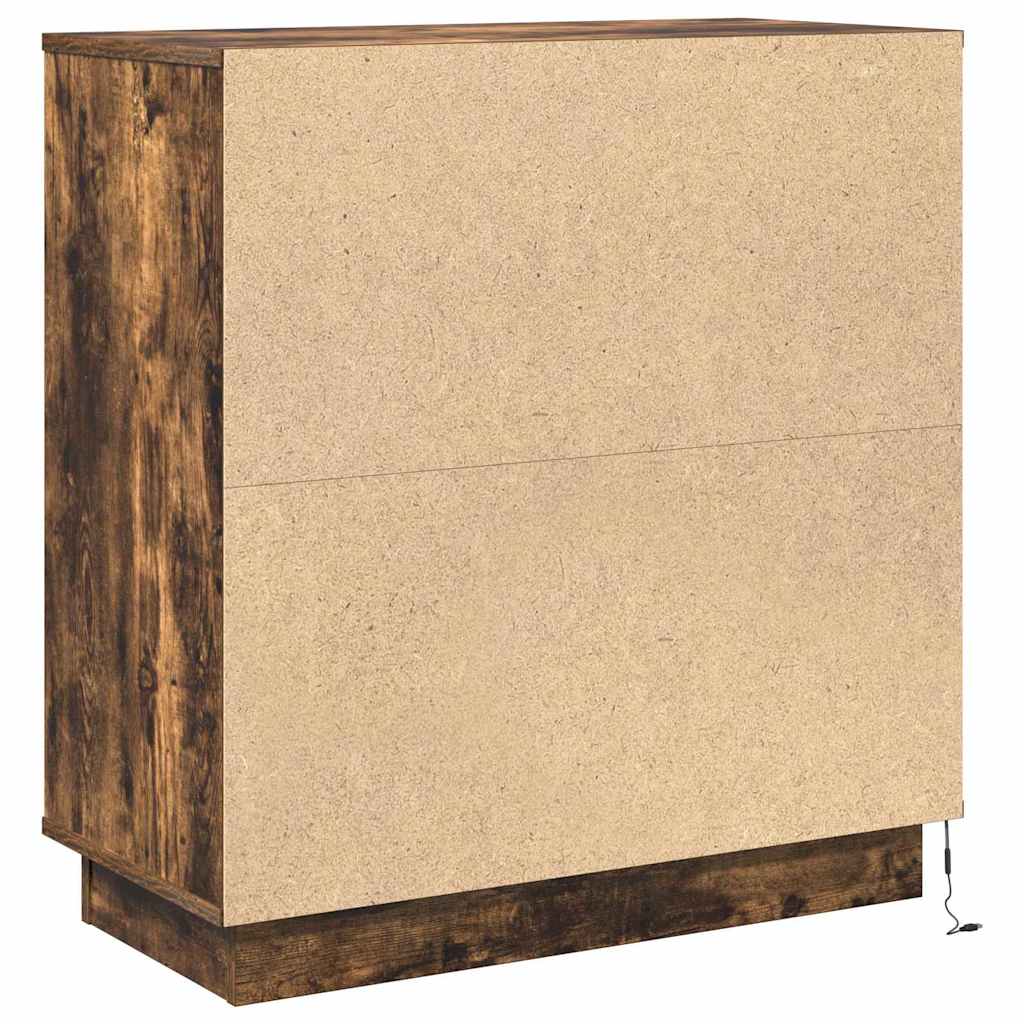 Nachttisch Geräucherte Eiche 71 x 34,5 x 75 cm Holzwerkstoff