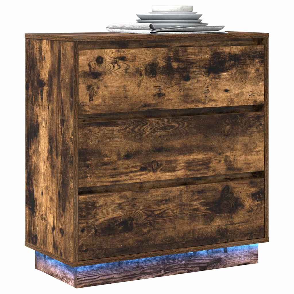 Nachttisch Geräucherte Eiche 71 x 34,5 x 75 cm Holzwerkstoff