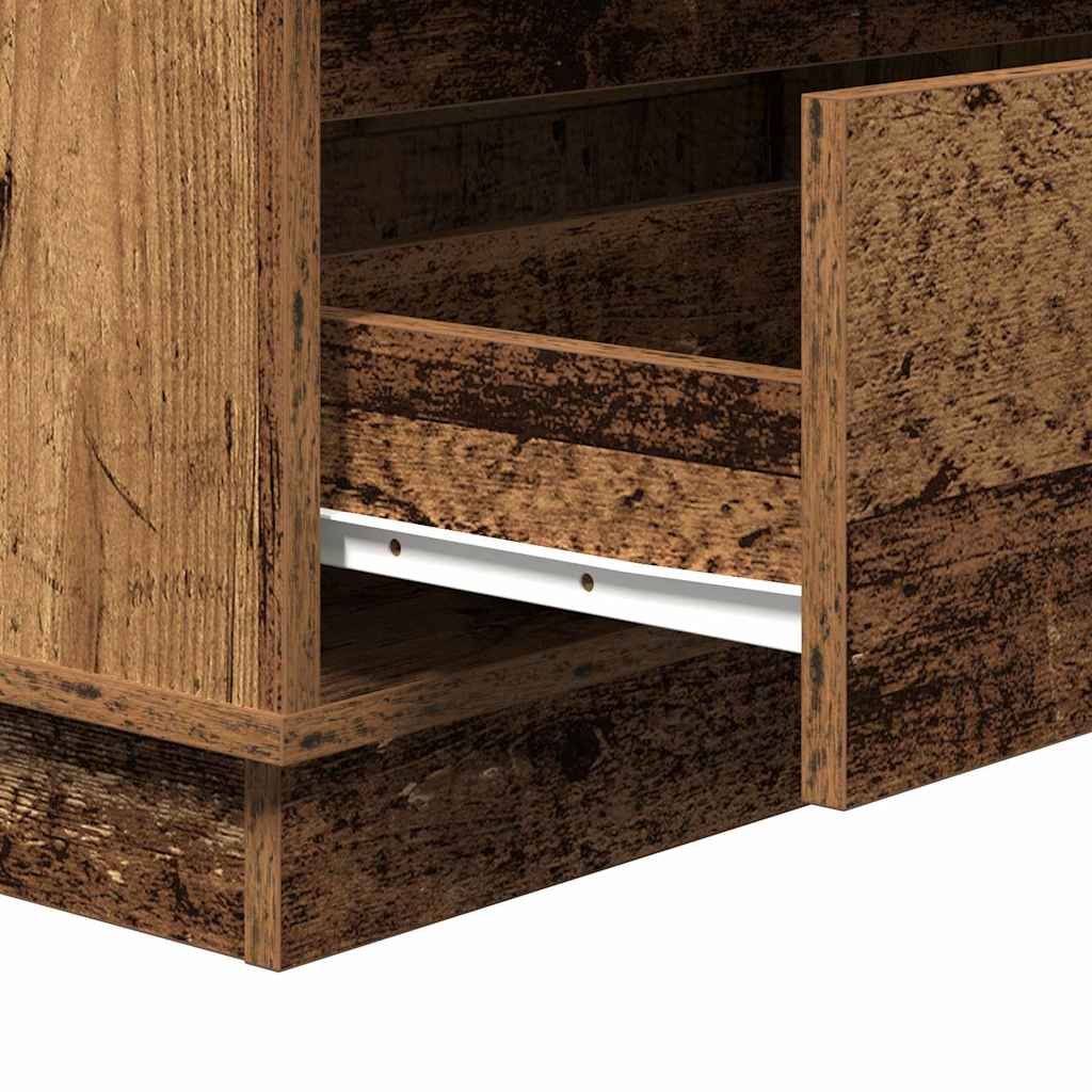 Nachttisch Altholz 71 x 34,5 x 75 cm Holzwerkstoff