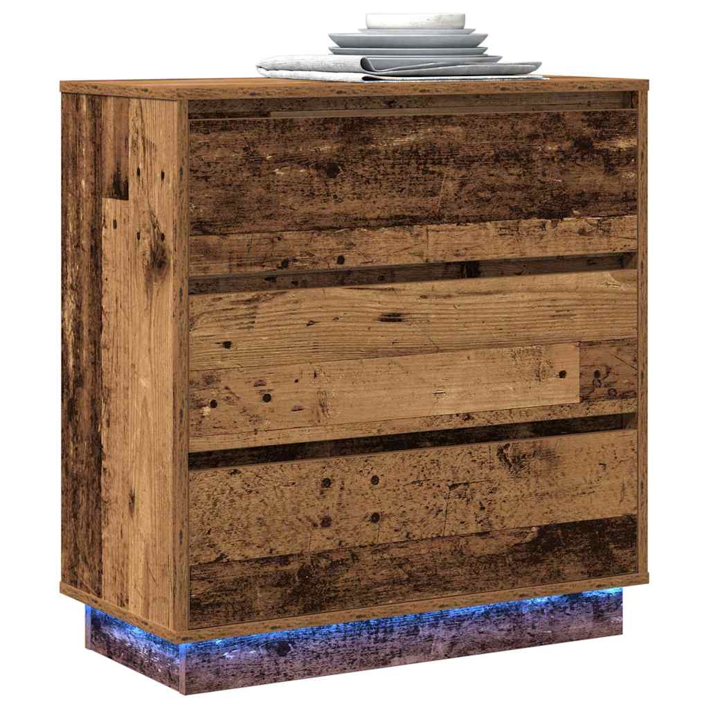 Nachttisch Altholz 71 x 34,5 x 75 cm Holzwerkstoff