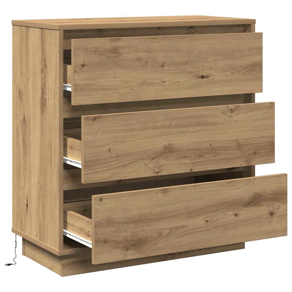 Nachttisch Artisan-Eiche 71 x 34,5 x 75 cm Holzwerkstoff