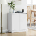 LED-Sideboard für Weiß 71 x 34,5 x 75 cm Holzwerkstoff