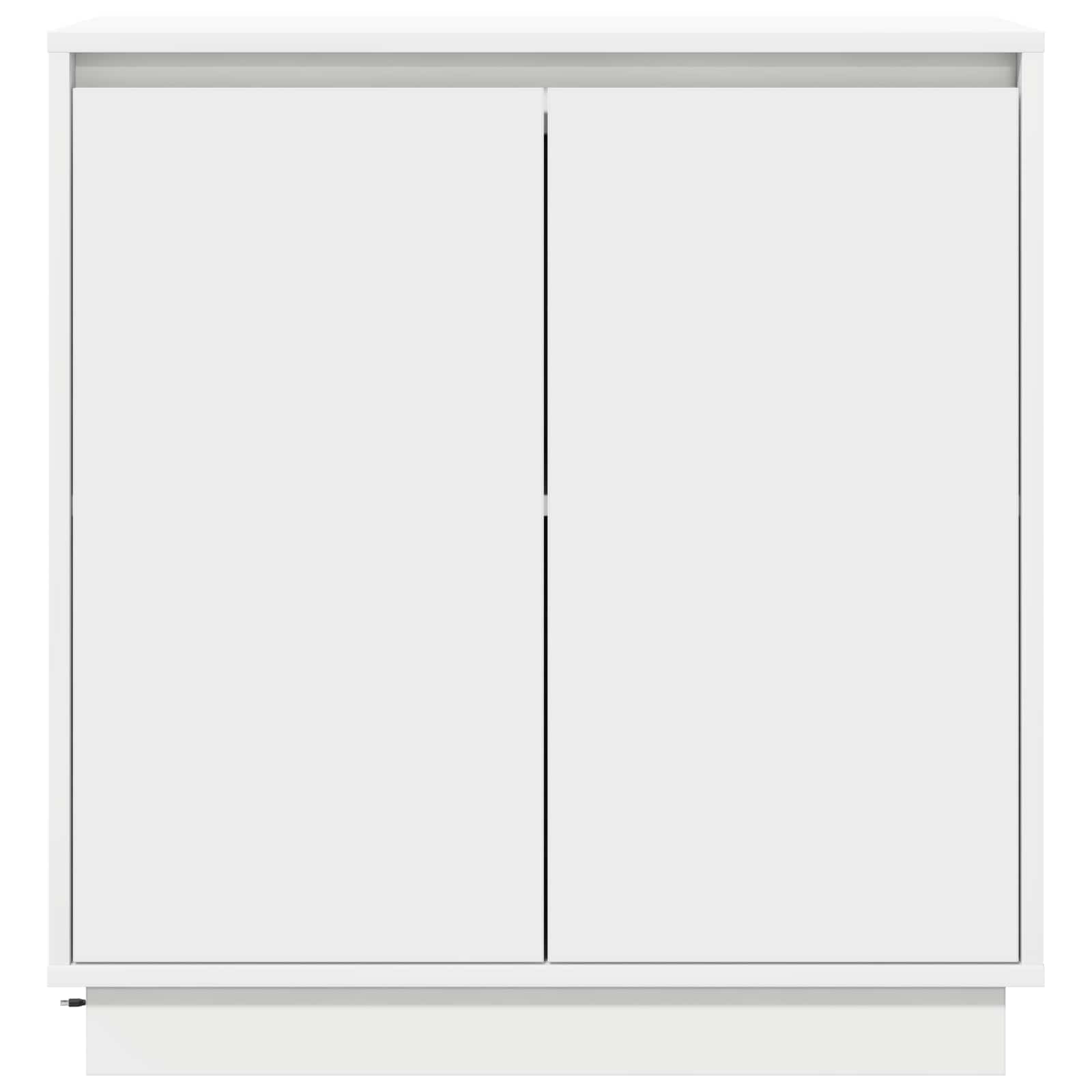 LED-Sideboard für Weiß 71 x 34,5 x 75 cm Holzwerkstoff